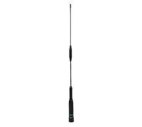 Halearo Antena de Ganancia UHF de 144MHz con Alta Señal, Antena de Radio Móvil de Doble Frecuencia para Autobús de Taxi de Coche, Negro 38,6 Cm