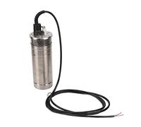 Halearo Bomba de Agua Solar Sumergible, Bomba de Bobina de Cobre Rojo con Sellado Superior, 1/2 Pulgada, 120W, para Riego de Tierras Agrícolas (CC 24 V)
