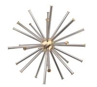 Halearo Boquilla de Fuente de Diente de León, Elegante Aspersor de Bola de Cristal para Exteriores, para Jardín, Piscina y Fuentes de Parque, Latón, Acero Inoxidable (G1in)
