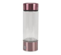 Halearo Botella de Agua de Hidrógeno Generador de Hidrógeno Ionizado Recargable Portátil 400 Ml para Salud y Bienestar Vidrio Plástico Acero Inoxidable