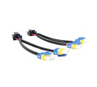 Halearo Cable de Conversión de Bombilla de Faro H4 a 9005 9006, 2 uds., para Mejorar la Visibilidad Nocturna, Material Plástico Duradero