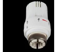 Halearo Calentador termostático con sensor de líquido para calefacción automática de suelo, M30, apto para radiadores compactos, latón, paquete de 2 (blanco)