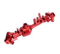 Halearo Carcasa del Eje Delantero Aleación de Aluminio Accesorio RC Actualización de Alto Rendimiento para Vehículo Axial 1/6 SCX6 290 Mm (Rojo)