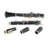 Halearo Clarinete de 17 Teclas Tono G Apto para Principiantes para Interpretación de Orquesta Plástico de Ingeniería Duradero