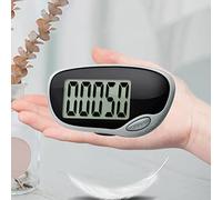 Halearo Contador de Pasos Digital 3D Contador de Caminatas Preciso con Pantalla LCD para Hombres, Mujeres y Niños ABS Ligero 24 G