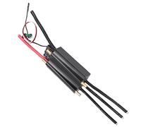 Halearo Controlador de velocidad electrónico sin escobillas ESC de 120A RC Boat Racing 103 x 46 x 23 mm, color negro