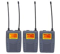Halearo de Micrófono Inalámbrico UHF de Doble Solapa, Diseño Duradero de