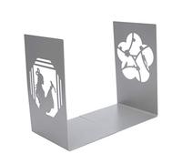 Halearo Divisor de Libros de Metal de Estilo Antiguo, Estantería Organizadora para Biblioteca Escolar, Barniz para Hornear de Hierro (Las Flores florecen + envían Mal de Amor)