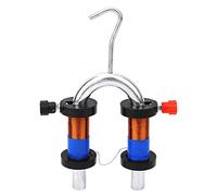 Halearo Electroimán de Herradura Equipo de Enseñanza de Laboratorio Material Liviano a Prueba de Humedad Fuente de Alimentación de 6 V CC Adecuado para Explicaciones de los Principios Básicos de