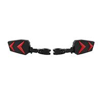Halearo Espejo Retrovisor UTV de 1,75 Pulgadas, Elegante Reemplazo de Aluminio Negro para Wildcat 4 con Alta Capacidad de Ajuste
