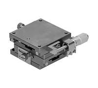 Halearo Etapa Deslizante Aleación de Aluminio Guía de Bola de Ajuste Fino Etapa de Traducción Lineal Manual para Posicionamiento y Pruebas de Precisión 60x60 Mm