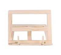 Halearo Impresionante Soporte para Libros de Cocina de Madera Maciza, Estante de Lectura Ajustable para Varios Libros, Adecuado para Personas Mayores, 11,8x9,3 Pulgadas, 1 Paquete