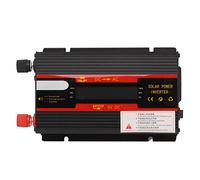 Halearo Inversor de Corriente para Automóvil de 600 W con Pantalla LCD Inversor Solar Eficiente para Generación de Energía Eólica y Solar Aleación de Aluminio y Magnesio 12 V 24 V