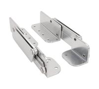 Halearo Juego de 2 Bisagras de Montaje para Asiento de Barco, Diseño Antipellizco de Aleación de Aluminio de Primera Calidad para Asientos de Yates y Barcos, Resistentes Al óxido y Duraderas
