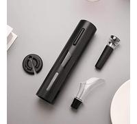 Halearo Juego de Abridor de Vino Eléctrico 4 en 1, Abridor de Vino Profesional para Hogar y Restaurante, Carga USB, Incluye Sacacorchos y Cortador de Papel de Aluminio (Colores surtidos)
