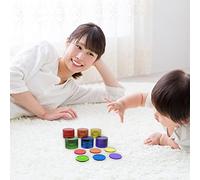 Halearo Juguetes Magnéticos para Contar Diez Marcos para Juegos Educativos, Diseño Compacto y Duradero, 60 Discos Coloridos para Niños en Edad Preescolar, Plástico, 16,7x6,7 Cm