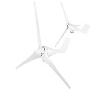 Halearo Kit de Piezas de Alimentación de 3 Aspas de Generador Eólico Pequeño de Carga Doméstica Marina de 1200 W - Alta Tasa de Utilización de Energía Eólica, Material de Fibra de Nailon (12V)
