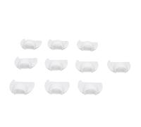 Halearo Mini Regla de Dedo, Herramienta de Medición de Aguja de Costura, Ayudas de Costura Ligeras Para Acolchado, Color Blanco, 10 Uds. Para Varios Proyectos de Procesamiento