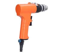 Halearo Pistola CW CCW Taladro de Aire Reversible Perforación de Precisión de 1400 Rpm Herramienta Neumática de Orificio de 10 Mm para Entusiastas del Bricolaje Acero Azul Tamaño de Entrada de 1/4