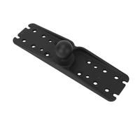 Halearo Placa de Montaje para Buscador de Peces, Aleación de Aluminio Duradera, Soporte de Bola Universal de 1,5 Pulgadas para Uso Marino, 1 X