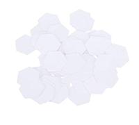 Halearo Plantilla de Retales, Tablero de Modelo de Papel Hexagonal, Herramienta de Costura para Acolchar DIY para Entusiastas del Bricolaje, 100 Uds. (hexagonales de 22 mm)