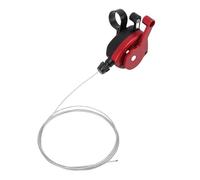 Halearo Reemplazo de Palanca de Cambios de Pulgar para Palanca de Cambios de 7 Velocidades de Aleación de Aluminio Pline Tline para una Experiencia de Ciclismo Suave (Rojo)