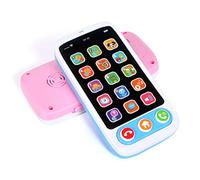Halearo Teléfono de Juguete para Bebé con Luz y Música, Juguete Multifuncional para Teléfono Inteligente para Diversión en Educación Temprana, Ideal para Bebés Mayores de 8 Meses, Plástico, Tamaño
