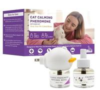 halercay Difusor Relajante para Gatos,Difusor de Tranquilizante Gatos,Ayuda a Generar un Entorno Más Relajado en el Hogar,Solución Natural de Ansiedad y Estres para Gato