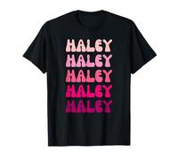 Haley Name Design Camiseta