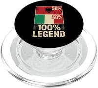 Half Albanian Italian Roots 100% Legend Albania Italy PopSockets PopGrip para MagSafe
