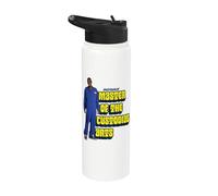 Half Baked Master of the Custodial Arts Stainless Steel Insulated Water Bottle