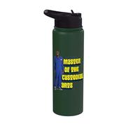 Half Baked Master of the Custodial Arts Stainless Steel Insulated Water Bottle
