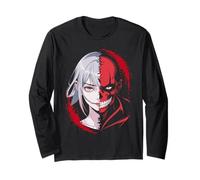 Half Demon Skull Face Anime Horror Manga Style Art Manga Larga