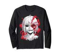 Half Demon Skull Face Anime Horror Manga Style Art Manga Larga
