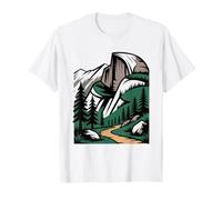 Half Dome Senderista De Cumbre del Camiseta