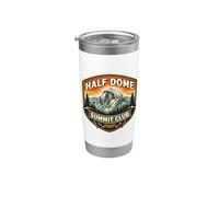 Half Dome Summit Club Mountain Peak Climber Escalada Senderismo Vaso térmico de acero inoxidable de doble pared