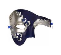 Half Face Men's Phantom Of The Opera Vintage Design Venetian Carnival Masquerade Mask