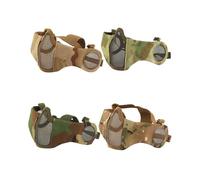 Half Face Metal Net Mesh Mask Hunting Mask Tactical Airsoft Paintball Guard Protective Gear Game Cosplay