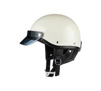 Half Half Casco, Casco de Motocicleta de Cara Abierta | Casco de Moto para Mujer | Elegante Gorra de Protección Abierta para Pista Deportiva Rodamiento