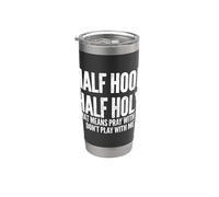 Half Hood Half Holy That Means Pray With Me Funny Vaso térmico de acero inoxidable de doble pared