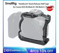 Half jaula de liberación rápida SmallRig "HawkLock" para Canon EOS R6 Mark III / R6 Mark II / R5 Mark II con placa de liberación rápida Arca-Swiss 5958