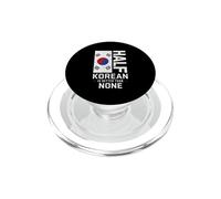 Half Korean Better Than None Funny Korea Pride Bandera Coreana PopSockets PopGrip para MagSafe