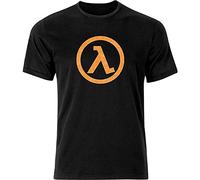 Half-Life Gaming tee Round Neck Unisex Tops Men's 100% Cotton Short-Sleeve T-Shirts L
