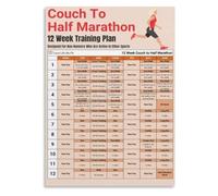 Half Marathon Prep Poster Beginner Runner Schedule