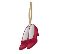 HALF MOON BAY Adorno de Navidad El Mago de Oz Red Ruby Slippers, Decoración Navidad, Licencia Oficial