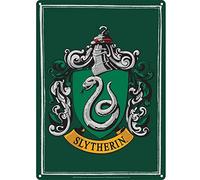 Half Moon Bay Arte de Pared de Harry Potter, letreros de Lata con Escudo de Slytherin, pósteres de Harry Potter para Dormitorio, decoración de Dormitorio de Harry Potter y Accesorios de Dormitorio de