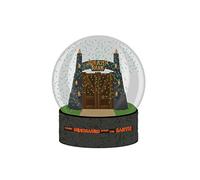 Half Moon Bay Bola de Nieve Jurassic Park Puertas de Entrada - Bolsa de Cristal 6,5cm con luz led - Decoración Jurassic Park - Licencia Oficial
