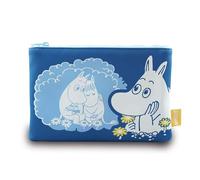 Half Moon Bay Bolsa con Cremallera de diseño caprichoso para Maquillaje, artículos de tocador y organización de Bolsas, 15,2 x 24,5 cm, Piel sintética Moomin, Blue, 6 x 9.5 Pulgadas, Soñar Despierto