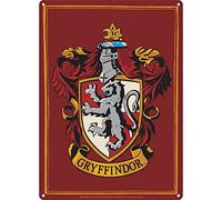 Half Moon Bay - Cartel de estaño Harry Potter con diseño de Gryffindor, decoración de pared A5