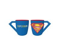 Taza DC Comics Superman - Taza superman - Taza desayuno 3D - Taza cerámica 400 ml - Taza te - Taza café - Licencia oficial